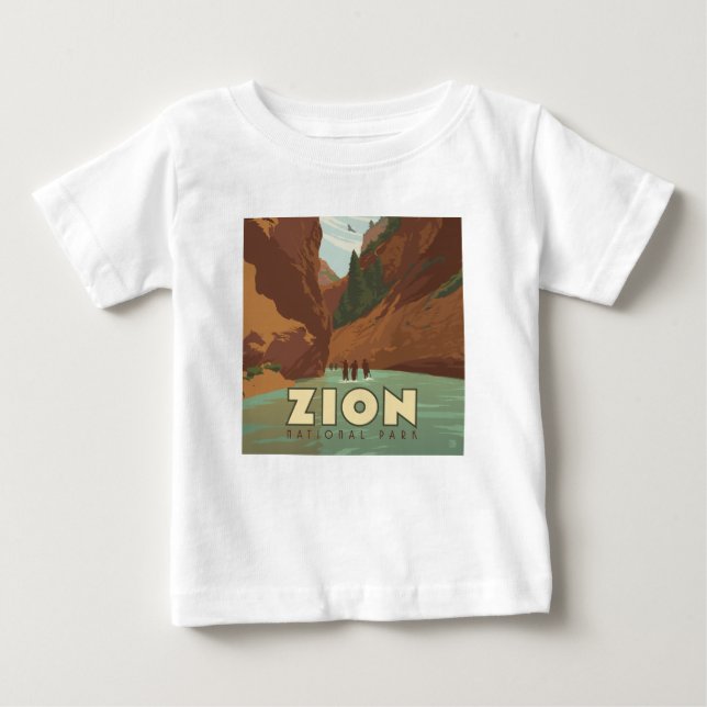 Zion nationalpark | Narrows T Shirt (Framsida)