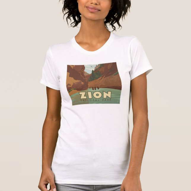 Zion nationalpark | Narrows T Shirt (Framsida)