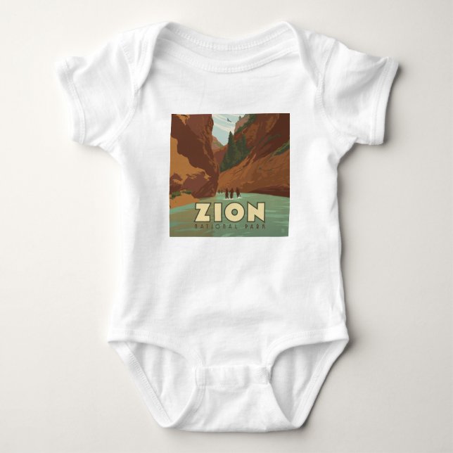 Zion nationalpark | Narrows T Shirt (Framsida)