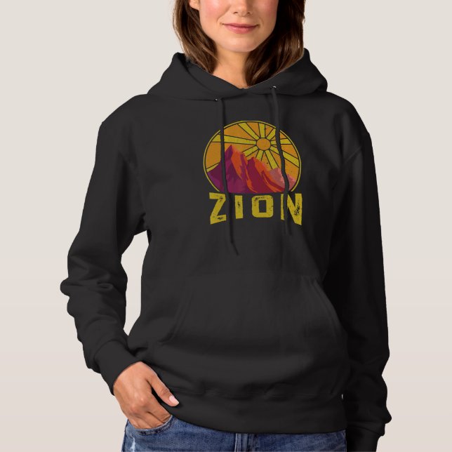 Zion nationalpark Natature Hiking Fläkt T Shirt (Framsida)