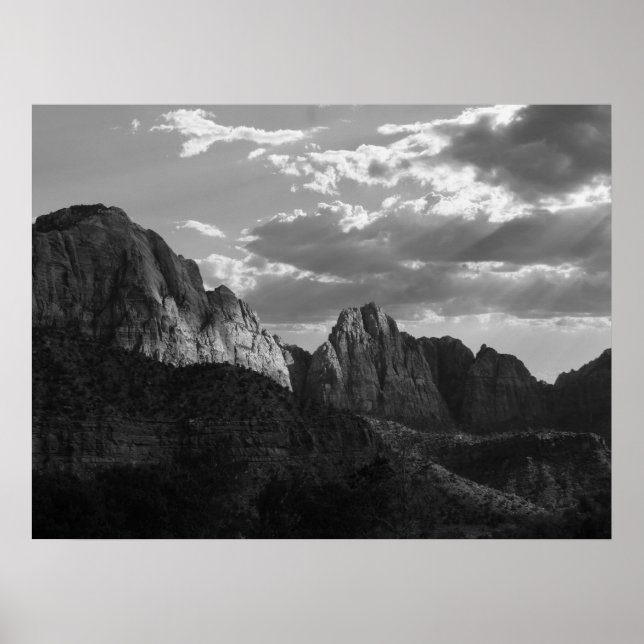Zion nationalpark poster (Framsidan)