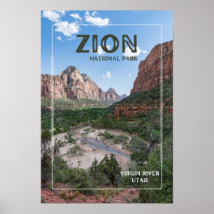 Zion nationalpark poster