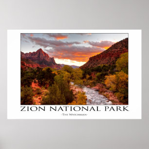 Zion nationalpark Poster