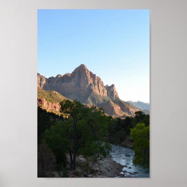 Zion nationalpark poster (Framsidan)