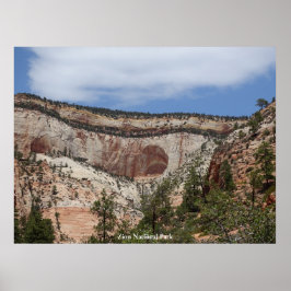 Zion nationalpark poster