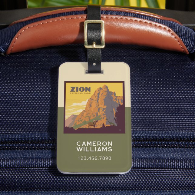 Zion nationalpark | Ram Bagagebricka (Framsida Insitu 2)