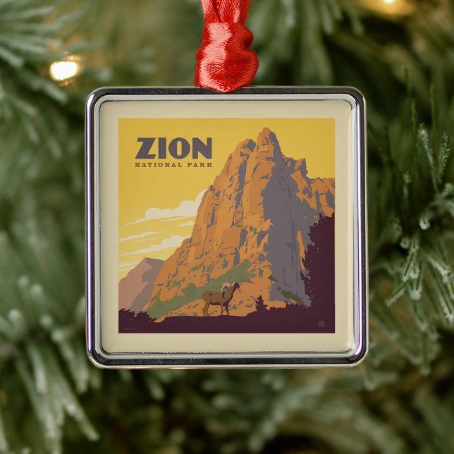 Zion nationalpark | Ram Julgransprydnad Metall (Träd)