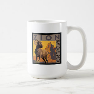 Zion nationalpark Ram Kaffemugg