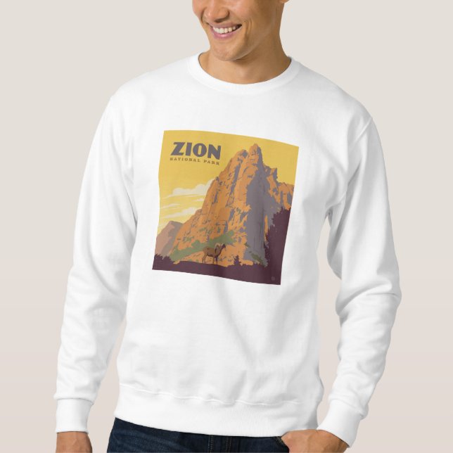 Zion nationalpark | Ram Lång Ärmad Tröja (Framsida)