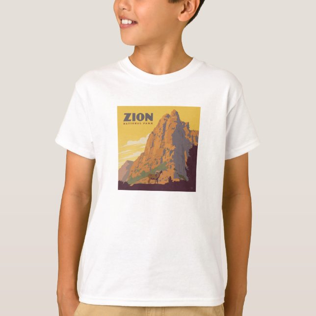 Zion nationalpark | Ram T Shirt (Framsida)