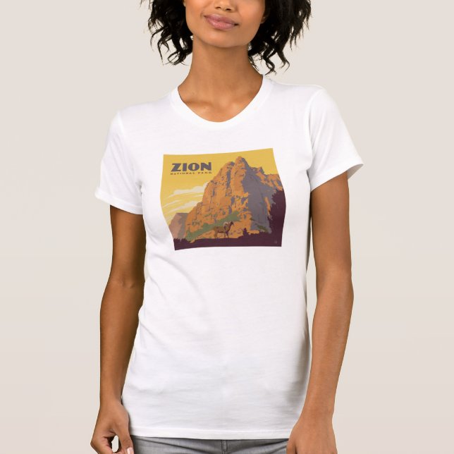 Zion nationalpark | Ram T Shirt (Framsida)