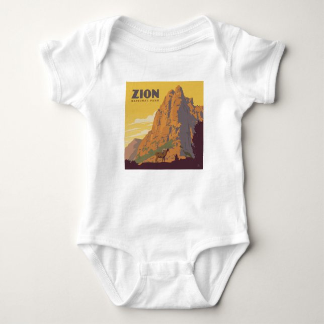 Zion nationalpark | Ram T Shirt (Framsida)