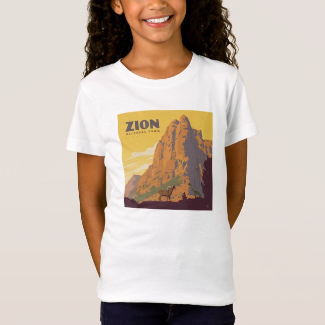 Zion nationalpark | Ram T Shirt (Framsida)