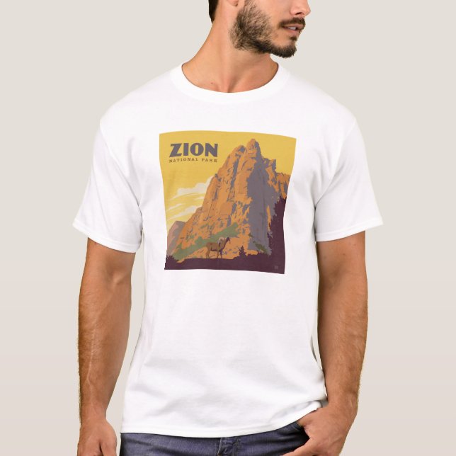 Zion nationalpark | Ram T Shirt (Framsida)