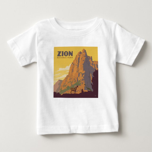 Zion nationalpark | Ram T Shirt (Framsida)
