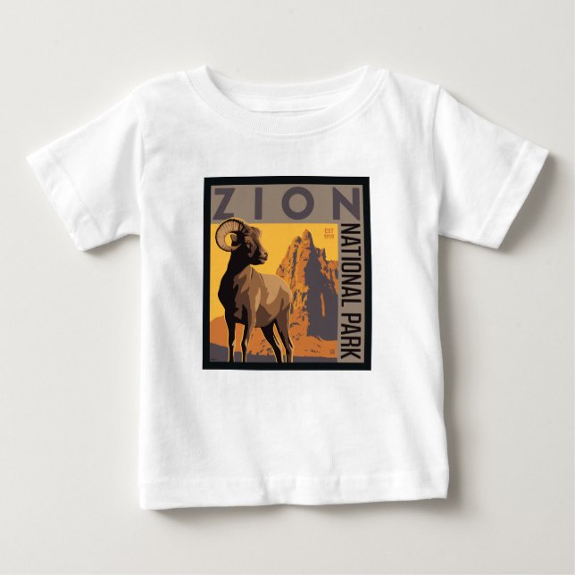 Zion nationalpark | Ram T Shirt (Framsida)