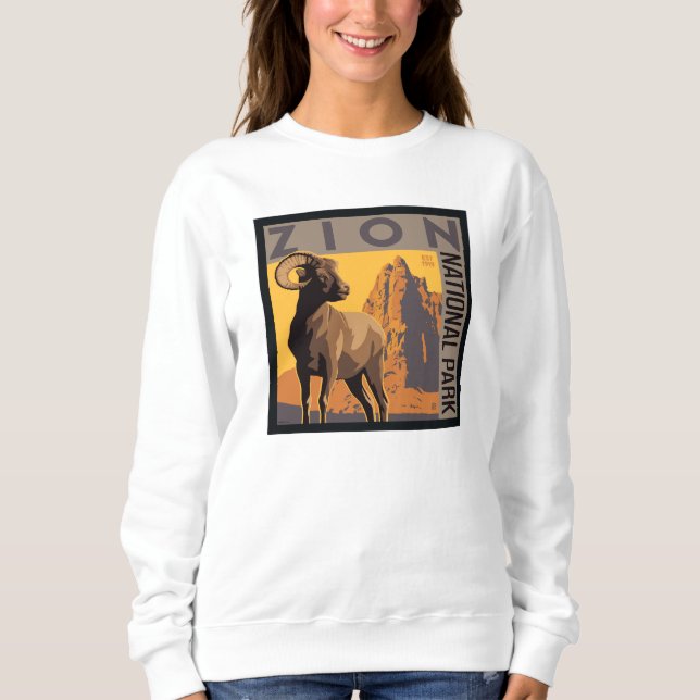 Zion nationalpark | Ram T Shirt (Framsida)