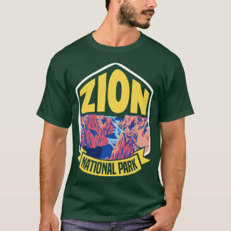 Zion Nationalpark Retro T Shirt