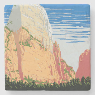 Zion nationalpark stenunderlägg