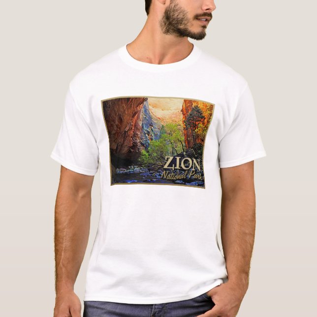 Zion nationalpark t-shirt (Framsida)