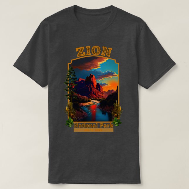 Zion nationalpark t shirt (Design framsida)
