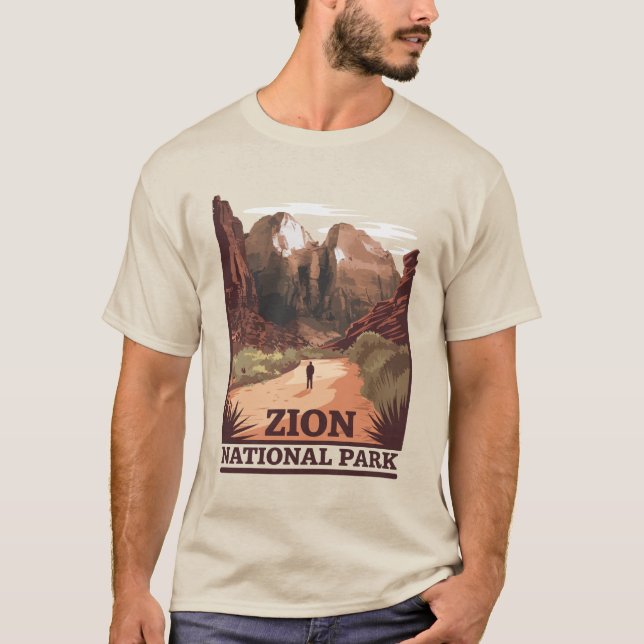Zion nationalpark t shirt (Framsida)