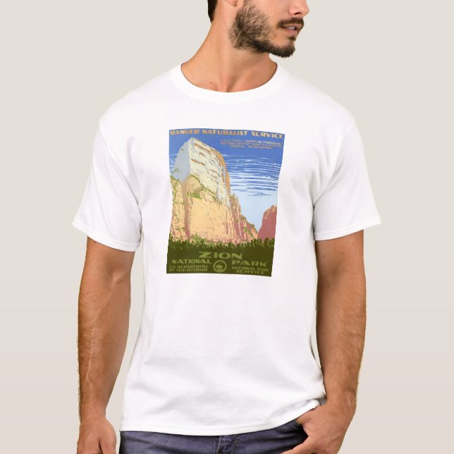 Zion nationalpark tee shirt (Framsida)
