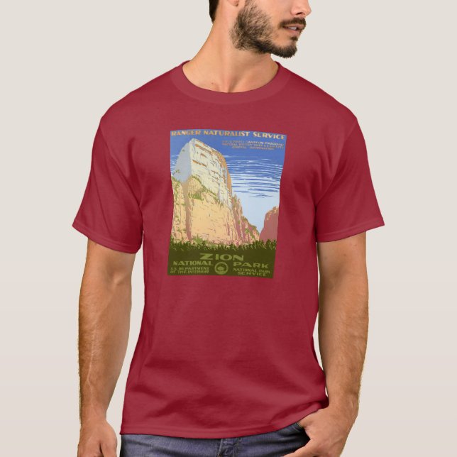 Zion nationalpark tee shirt (Framsida)