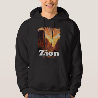 Zion Nationalpark US Stig Utforska Utah Camping H Hoodie