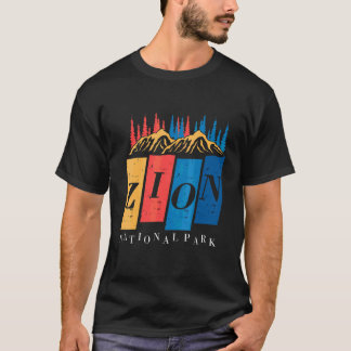 Zion Nationalpark Utah Kanon Souvenir Vandring Kam T Shirt