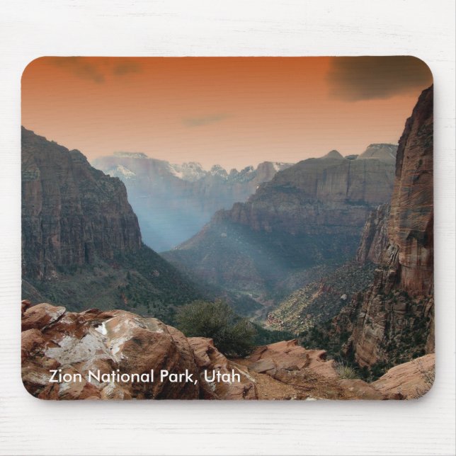 Zion nationalpark, Utah Musmatta (Framsidan)