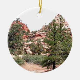 Zion nationalpark, Utah, USA 16 Julgransprydnad Keramik