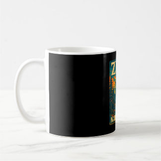 Zion nationalpark vintage resor utomhus kaffemugg