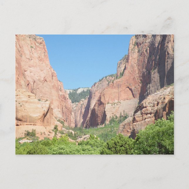 Zion nationalpark vykort (Framsida)