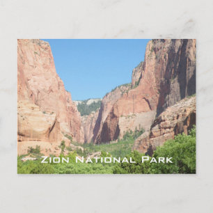Zion nationalpark vykort