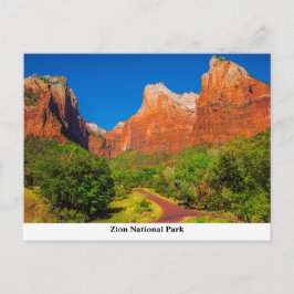 Zion nationalpark vykort