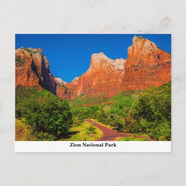 Zion nationalpark vykort (Framsida)