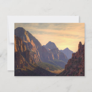 Zion nationalpark vykort