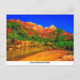 Zion nationalpark vykort