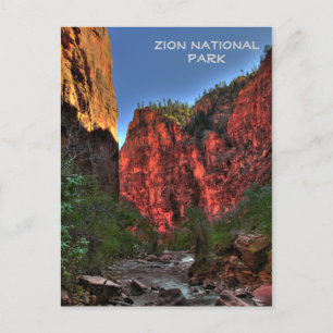 Zion nationalpark vykort