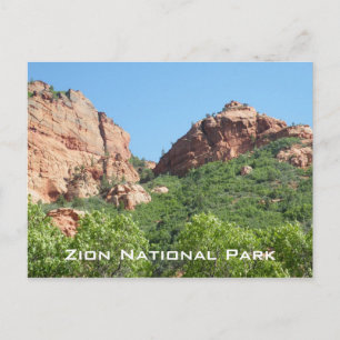 Zion nationalpark vykort