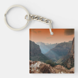 Zion nationalparksbergen Landskap