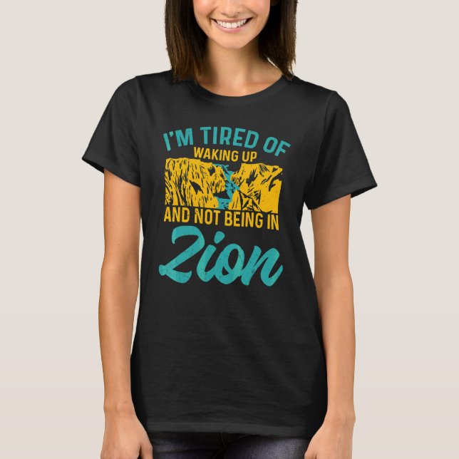 Zion naturreservat semester t shirt (Framsida)