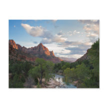 Zion NP - vaktmannen på Zion-vykortet