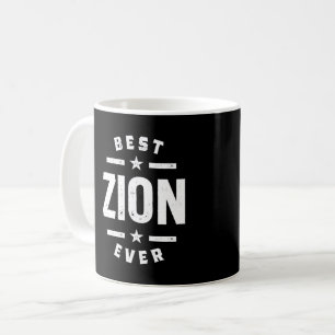 Zion Personlig Namn Birthday Gift Kaffemugg