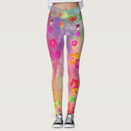 Zion the Monkey & Stretch Giraffe Leggings