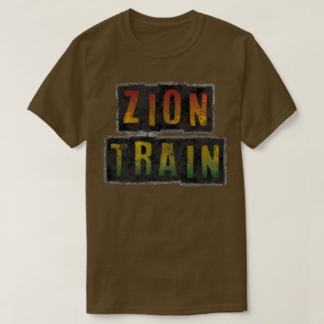 zion train t shirt (Design framsida)