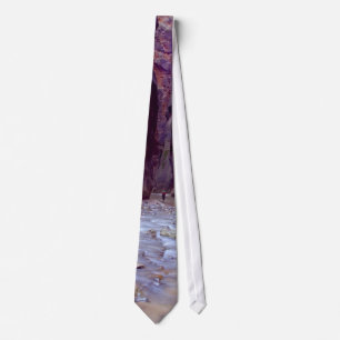 Zion trångt pass som fotvandrar till och med slips