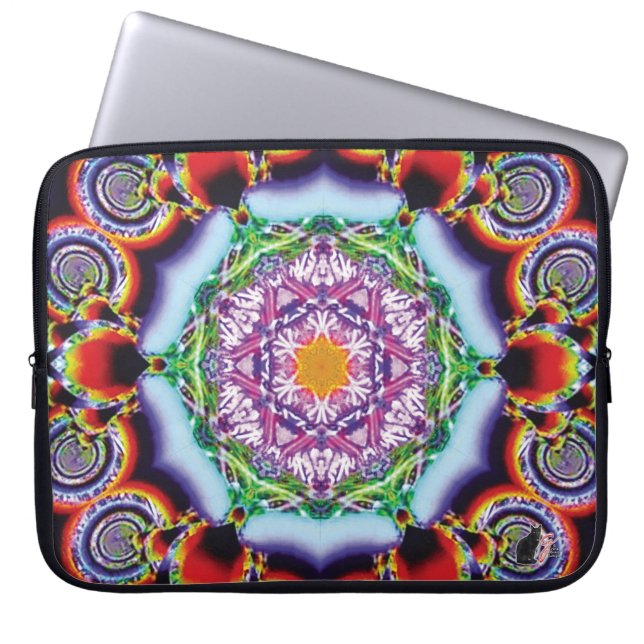 Zionesque Kaleidoscope Laptop sleeve (Framsidan)
