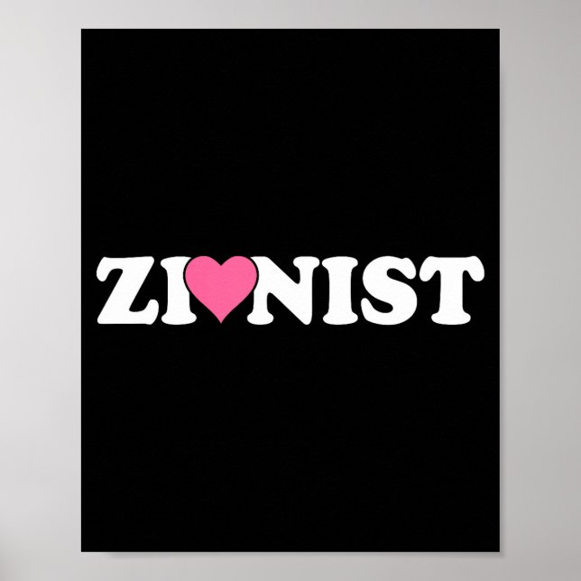 Zionist Funny Valentine Day Retro Love Meme Family Poster (Framsidan)
